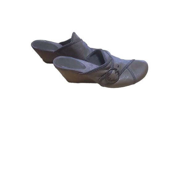 Bare Traps Dee‎ Clogs Womens 10M Brown Slip On Shoes Wegdge - Picture 3 of 6